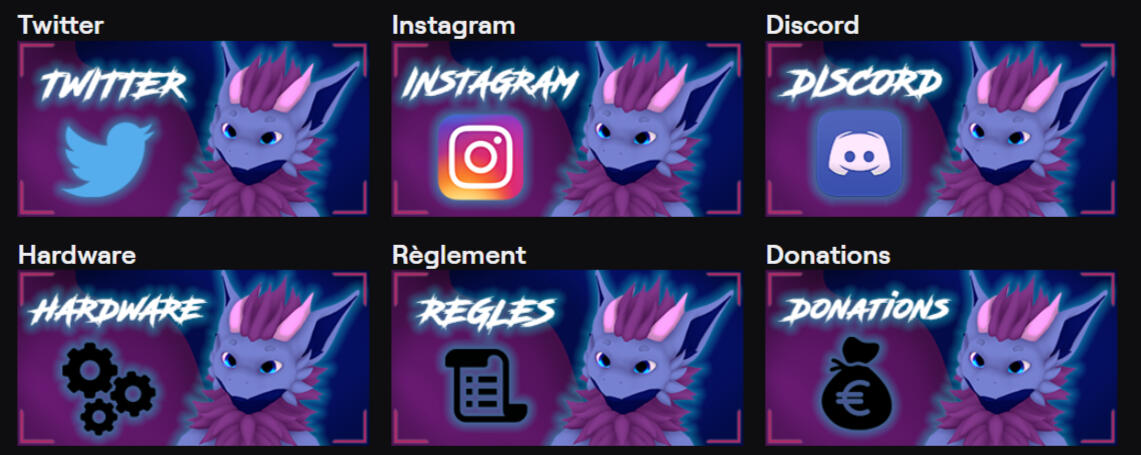 Panels Twitch